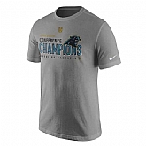 Carolina Panthers Nike 2015 NFC Conference Champions Trophy Collection Locker Room WEM T-Shirt - Charcoal,baseball caps,new era cap wholesale,wholesale hats